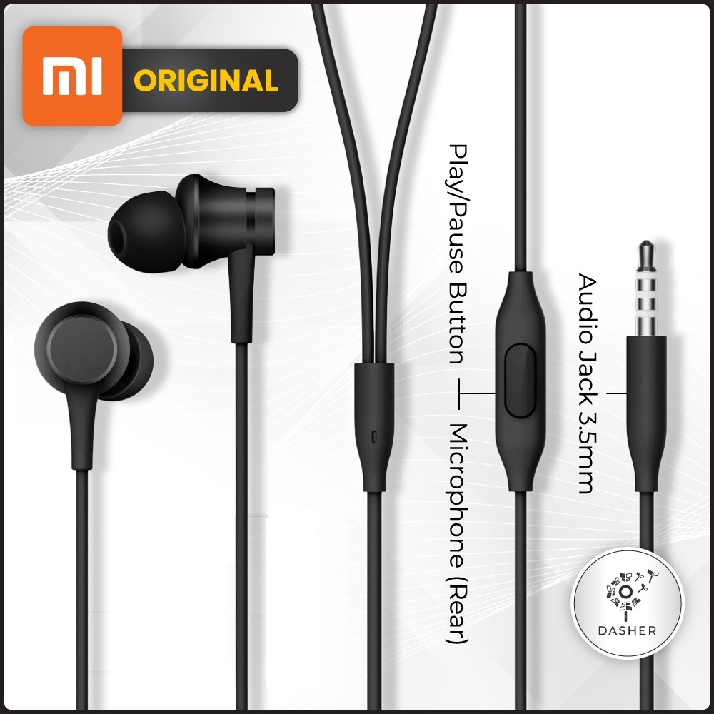 Tai Nghe Nhét Tai Nhiều Màu Sắc Jack 3.5mm Cho Mi 9t Pro Redmi K20 Not7 8 Xiaomi Piston 3