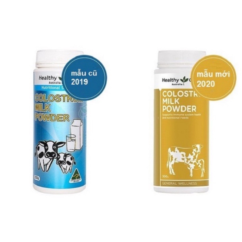 Sữa non Colostrum Milk Powder Healthy Care, dạng bột, 300g - Úc