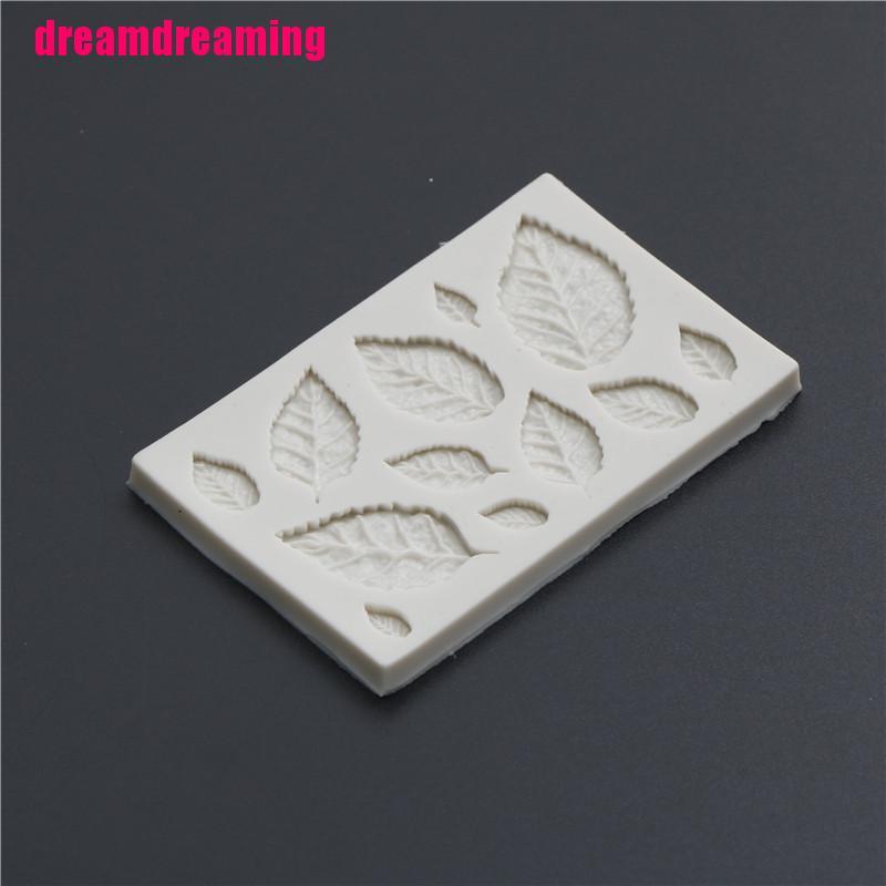 Khuôn Silicone Làm Bánh Hình Chiếc Lá Sáng Tạo