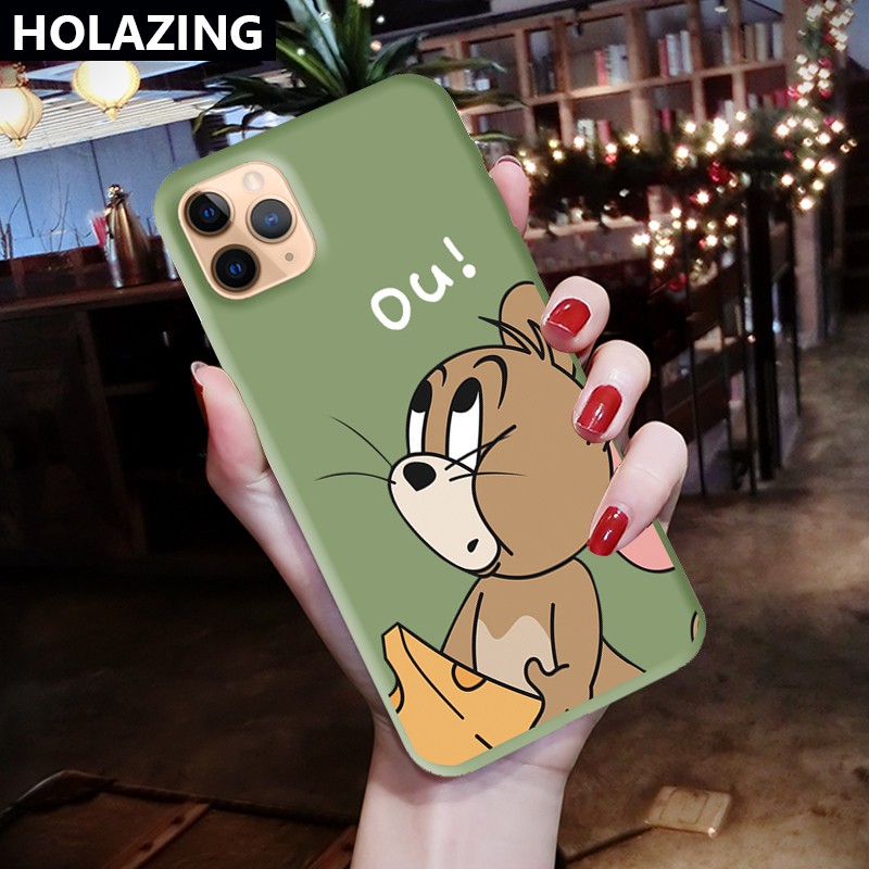 Ốp Điện Thoại Silicon Mềm Màu Kẹo Hình Tom Và Jerry No.1 Cho Iphone 12 Mini 11 Pro Max Iphone Xs Max Xr Se 2020 8 Plus 7 6s | BigBuy360 - bigbuy360.vn