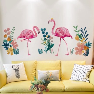 Decal dán tường hoa lá phối MS-66 [Sticker dán tường]