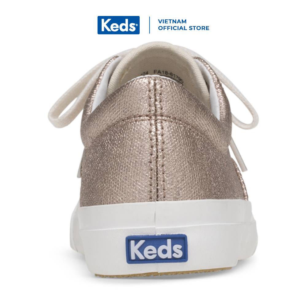 Giày Keds Nữ - Anchor Matte Brushed Canvas Rose Gold - KD059024