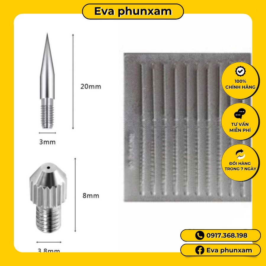 Kim Châm Cứu - Đốt Mụn Dạng Vỉ