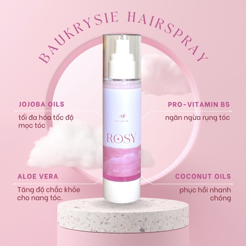 Xịt Dưỡng Rosy Bau Krysie