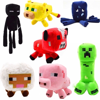 15-25cm Minecraft Sang Trọng Đồ Chơi Búp Bê Nhồi Bông Mềm Enderman Sói Zombie Nhện Sketelon Hình Đồ Chơi Anime Cho Bé Trai Bé Gái Đảng