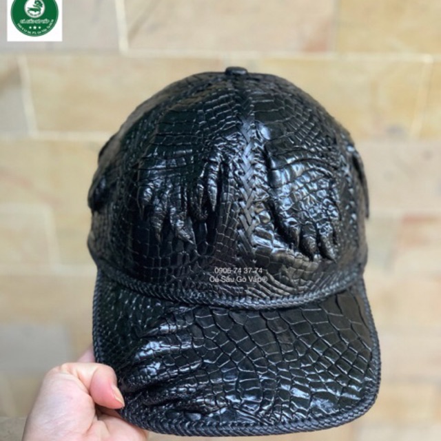 MŨ DA CÁ SẤU THẬT -  CÁ SẤU GÒ VẤP