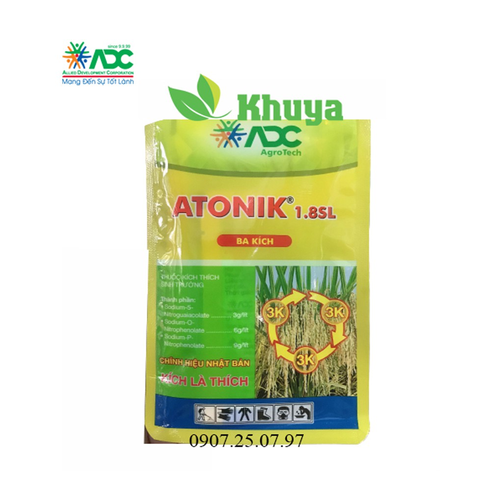 Kích thích tăng trưởng ADC ATONIK 1.8SL BA KÍCH gói 15ml Kích Là Thích