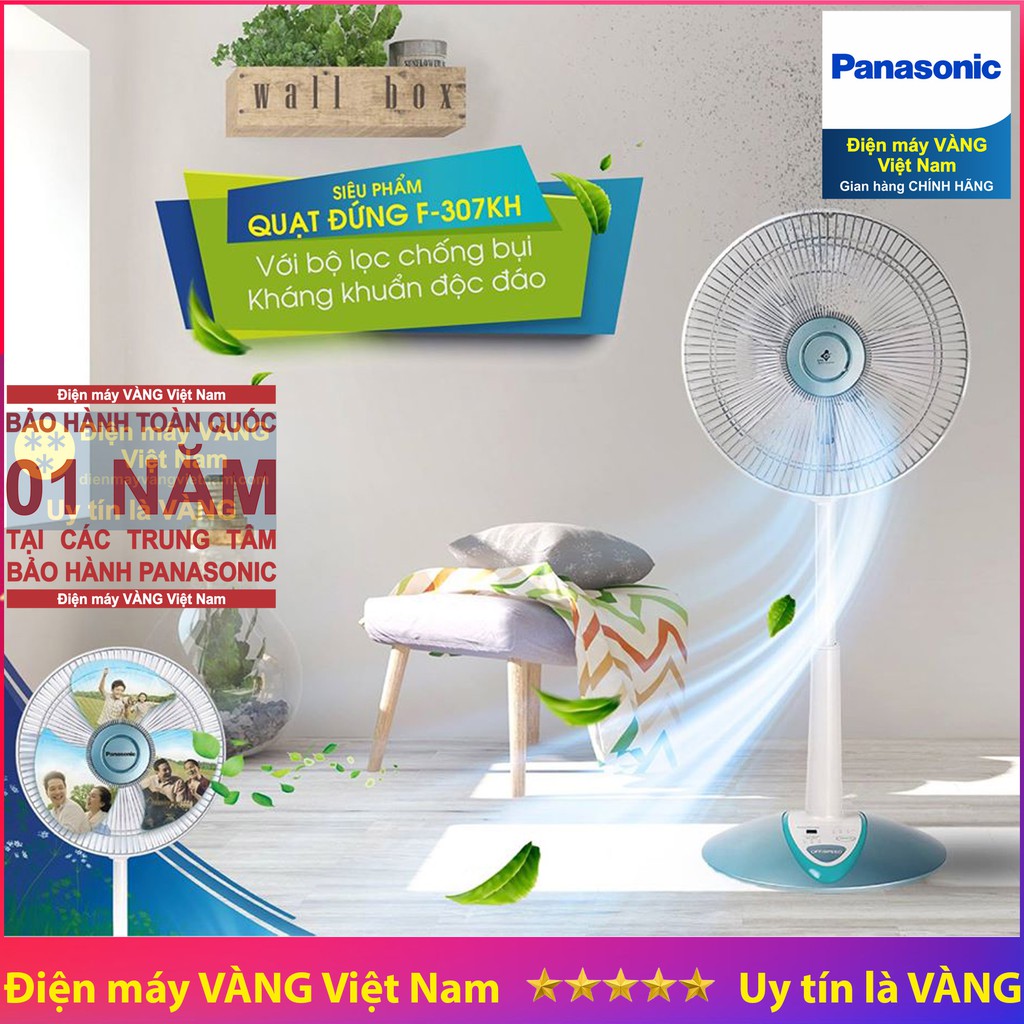Quạt đứng lửng có điều khiển từ xa Panasonic F-307KH