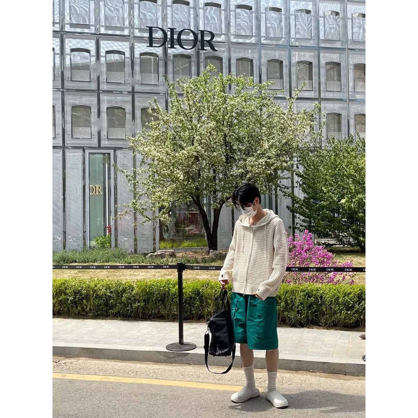 Áo Khoác Len Cardigan Có Mũ Trùm Đầu Màu Đen Mơ Mộng Phong Cách Hàn Quốc Cho Nam Giới Size M-2XL