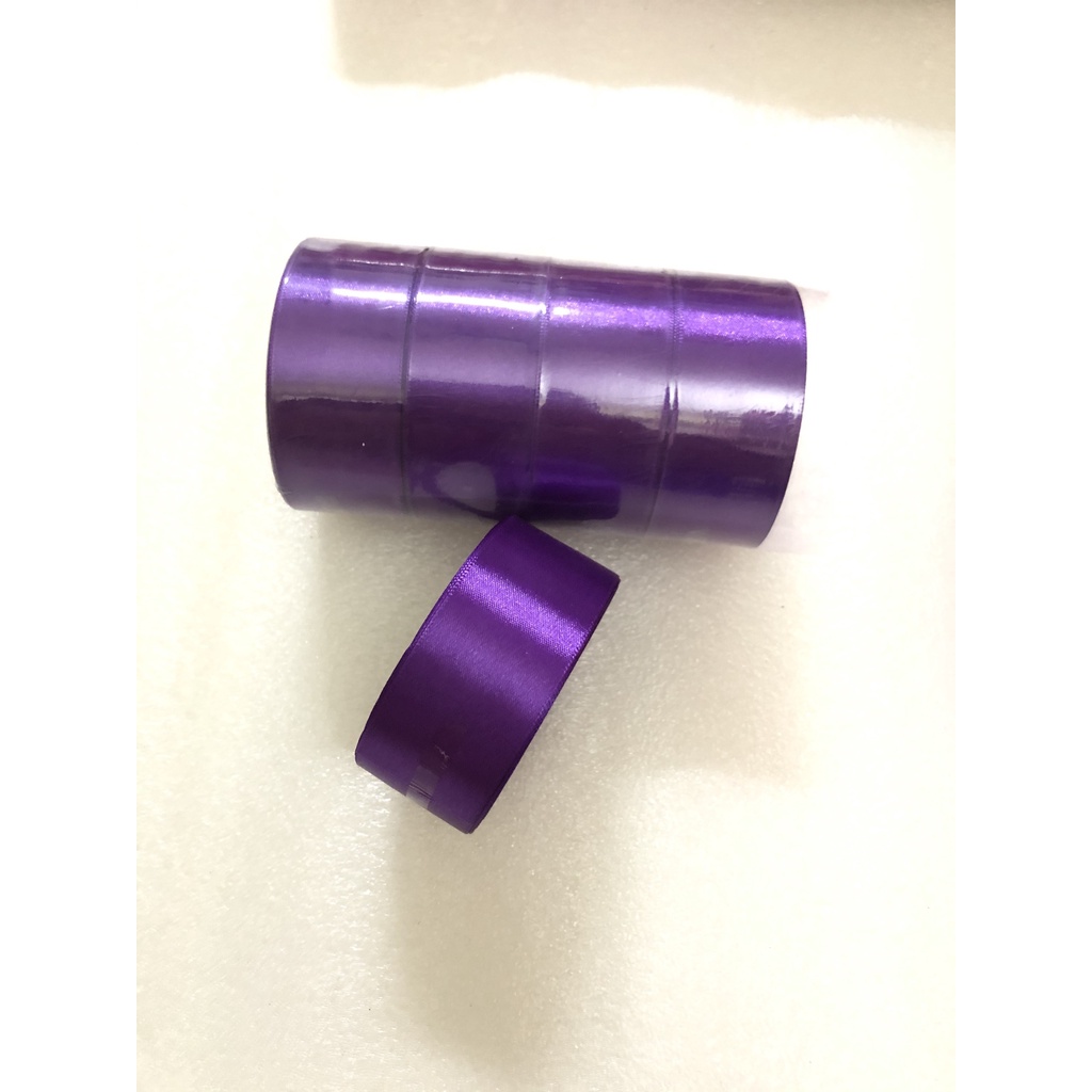 Ruy băng 4cm lụa cuộn, ruy băng vải cuộn 22m