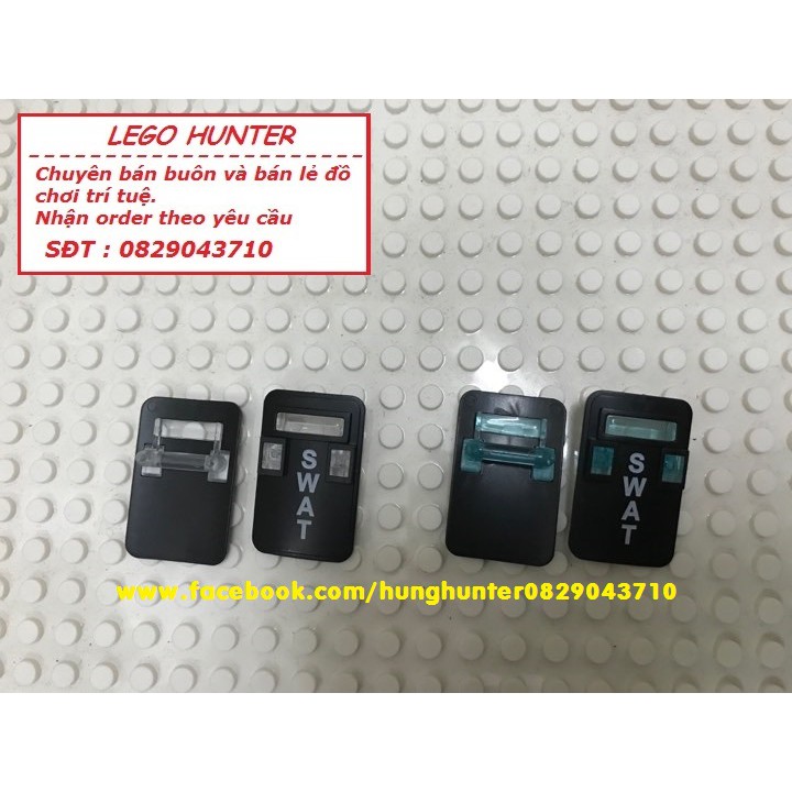 Lego Army minifigures Lính SWAT trang bị khiên chống đạn