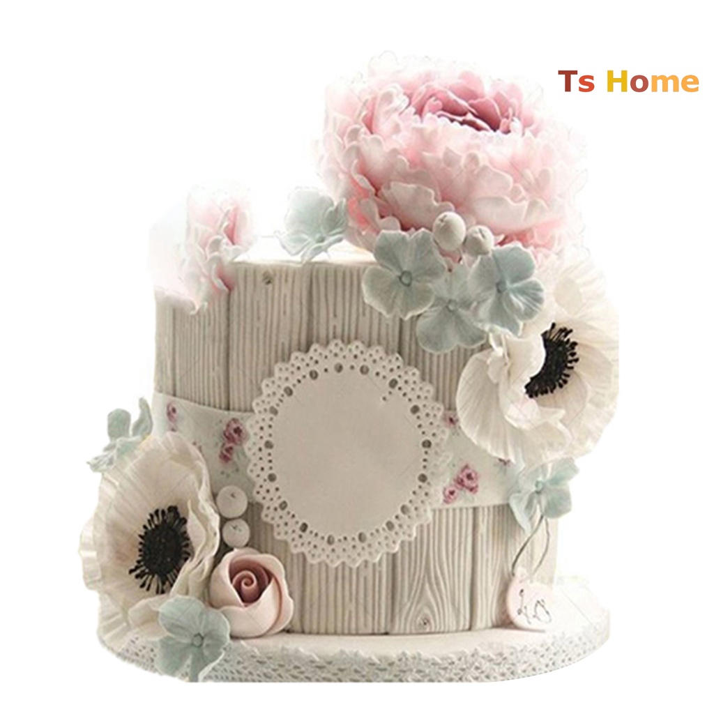 2 Khuôn Cắt Bánh Bằng Nhựa Họa Tiết Vân Gạch