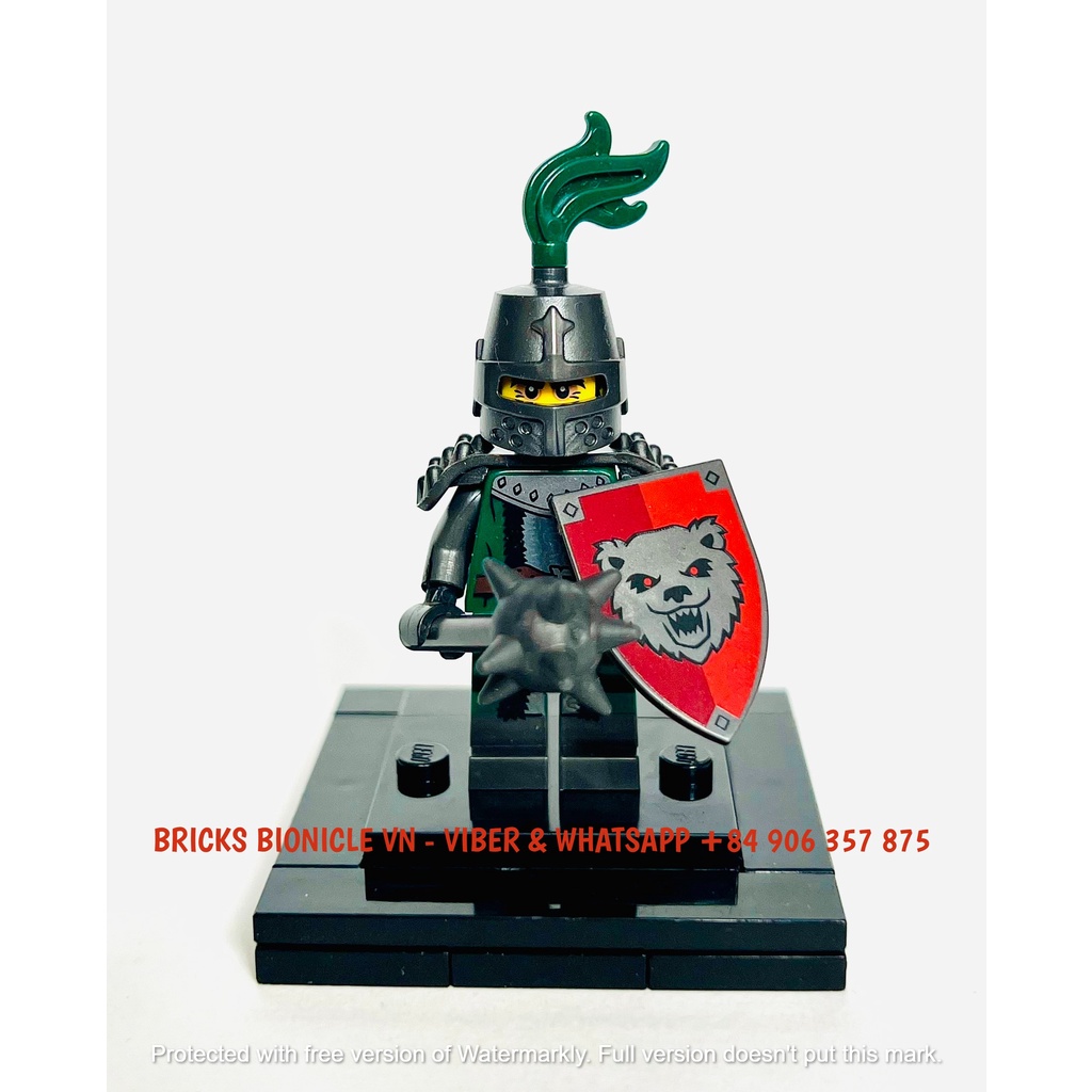 LEGO MINIFIGURES - ĐỒ CHƠI XẾP HÌNH LEGO NHÂN VẬT TRUNG CỔ - MINIFIGURES SERIES 15 - FRIGHTENING KNIGHT