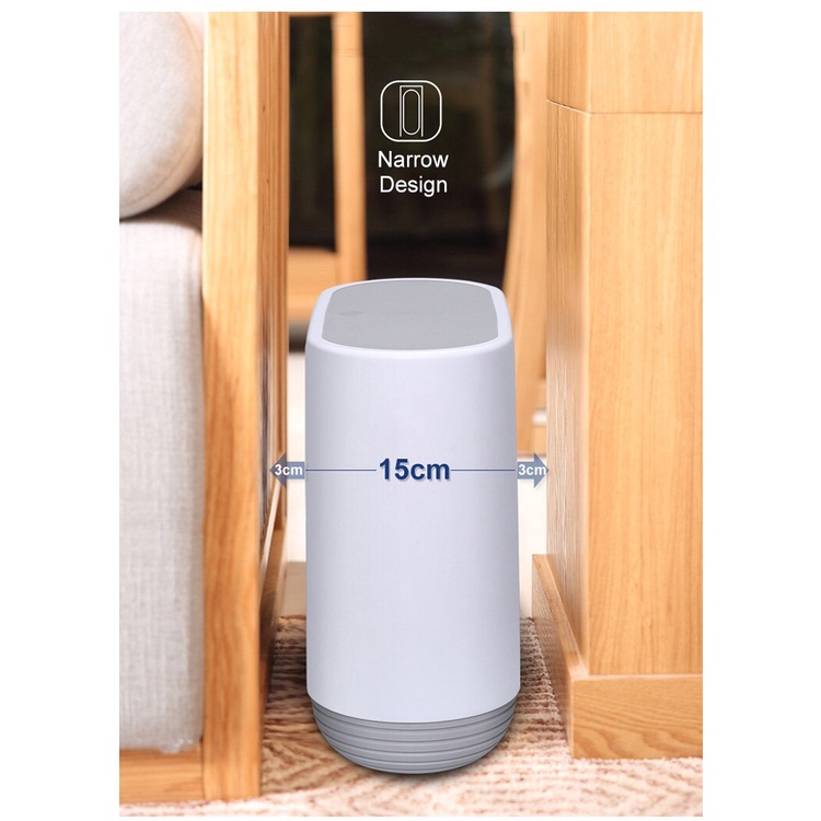 Aki shop [Chính hãng] Thùng rác thông minh Ecoco dung tích 10L, thùng đựng rác CAO CẤP công nghệ Nhật Bản decor