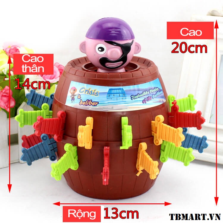 Đồ chơi đâm hải tặc size lớn 24 kiếm  -  đồ chơi hải tặc vui nhộn cho cả gia đình