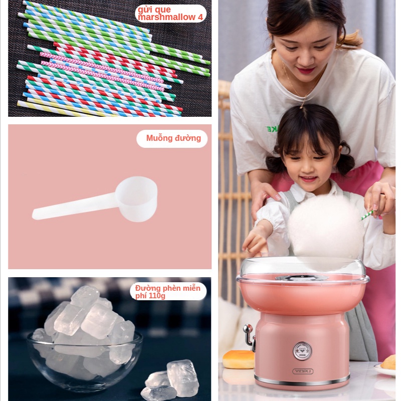 Máy làm kẹo bông tại nhà - hàng chính hãng YIDPU