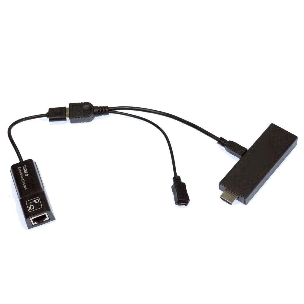 Bộ Chuyển Đổi usb 2.0 Sang RJ45 Lan Ethernet Cho Fire TV 3 / TV Stick Gen 2 Network Card usb Lan + Play