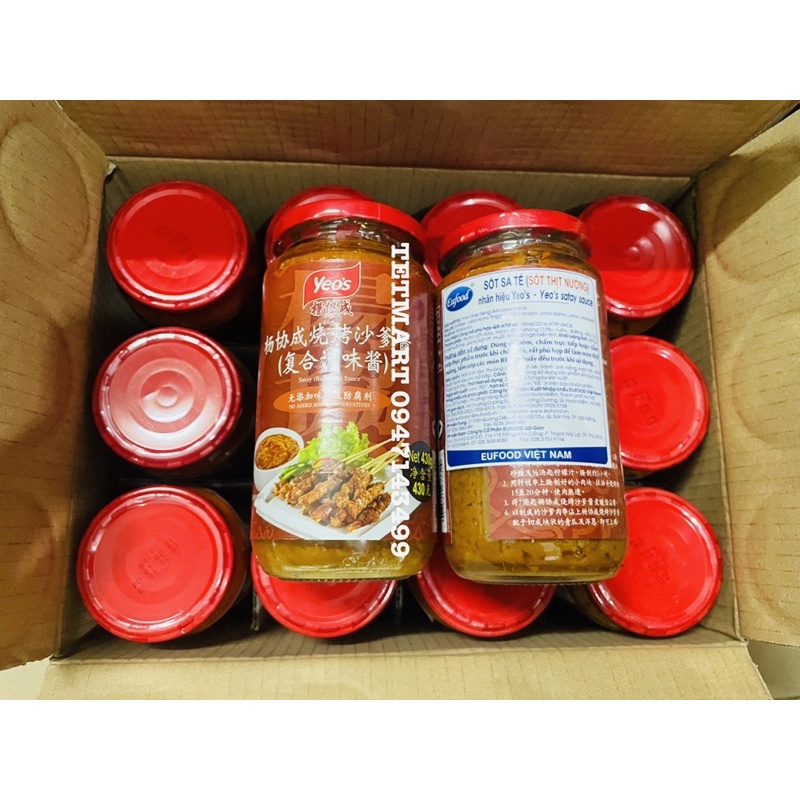 Sốt Satay - Malaysia, nhập khẩu tại công ty EU Food VN
