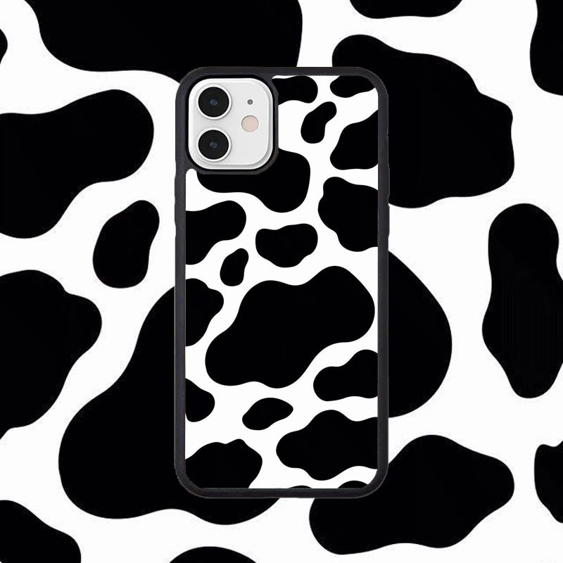 Ốp Lưng Bò Sữa Black White iP [ TI STORE ]