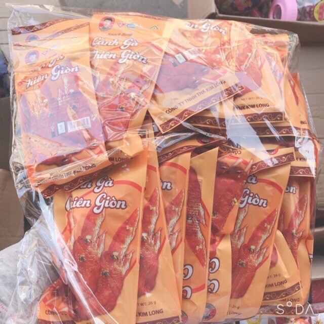 Combo 30 Gói Snack Cánh Gà 💖FREESHIP💖 Bim Bim Hình Cánh Gà Thơm Cay