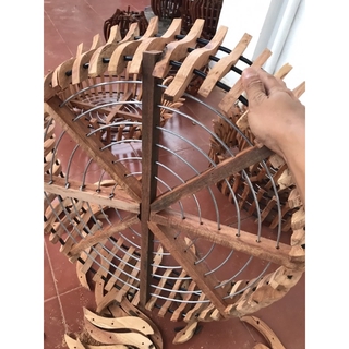 Chậu gỗ Căm Xe fi 35