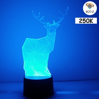 Đèn Led3D trang trí con Hươu