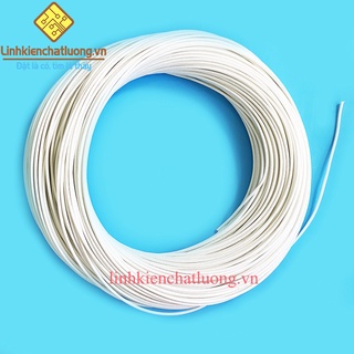 Dây điện đơn chịu nhiệt 1.0mm nhiều lõi màu trắng