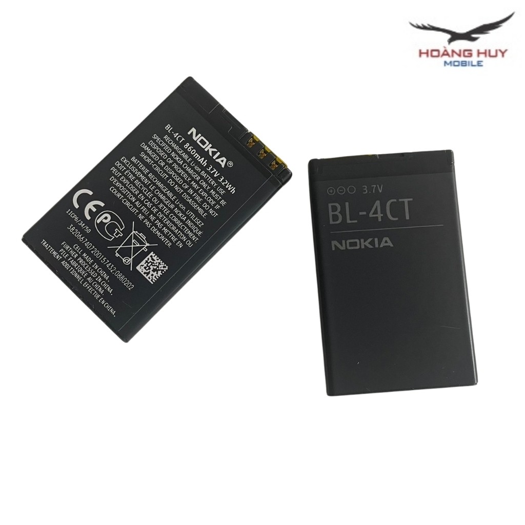 Pin Nokia BL-4CT Dung Lượng 860mAh BL-4CT Dùng Cho Máy 5310 / 7210s / 6700s / 7230 / 5630 Bảo Hành 6 Tháng 1 Đổi 1