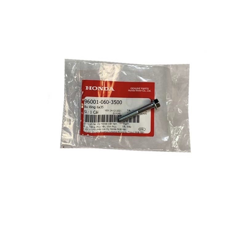 Ốc lốc nồi ngắn 6x35  Honda Air Blade 2007 2010/ Vision / Lead 110 /SCR