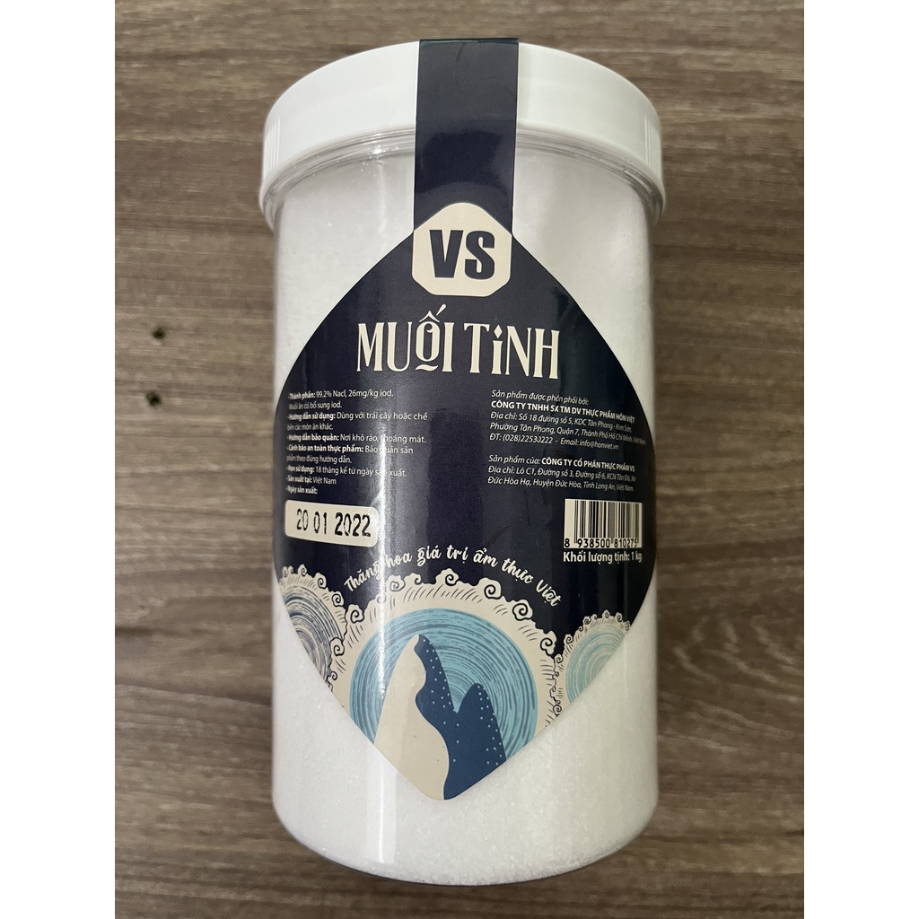 Muối tinh VS hũ 1kg