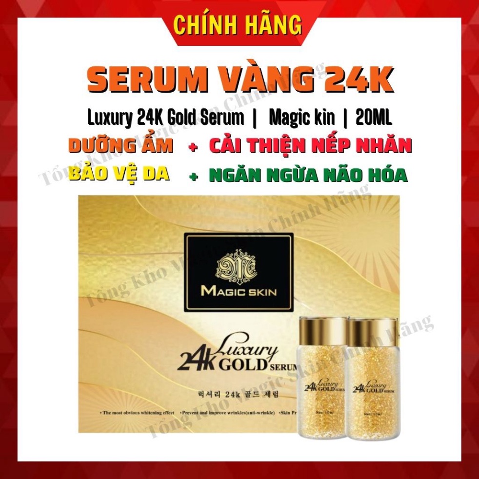 Serum vàng 24K Dưỡng Da đẳng cấp Luxury 24K Gold Serum Magic Skin