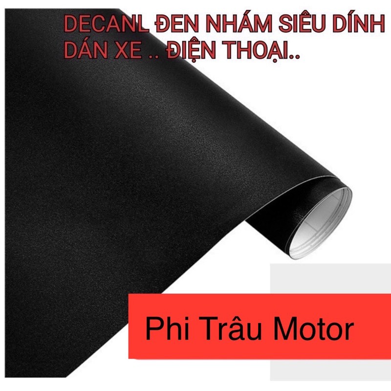 Decal Đen Nhám Cao Cấp Dán Xe Máy, oto , laptop điện thoại