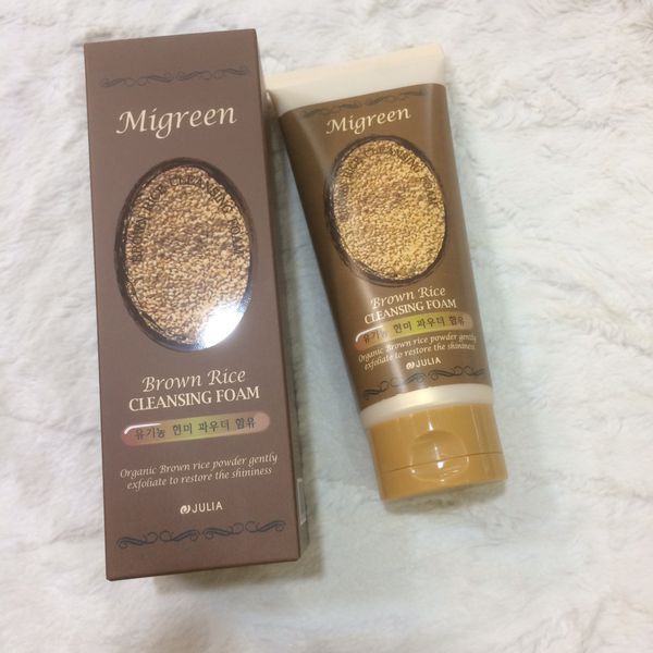 Sữa rửa mặt tạo bọt GẠO NÂU MIGREEN BROWN RICE CLEANSING FOAM