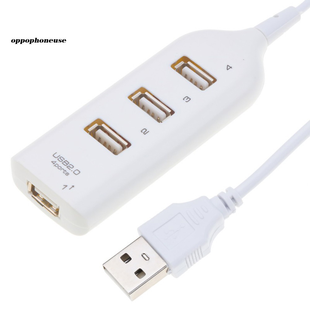 Bộ chia 4 cổng USB 2.0 tốc độ cao dành cho máy tính/laptop chất lượng cao