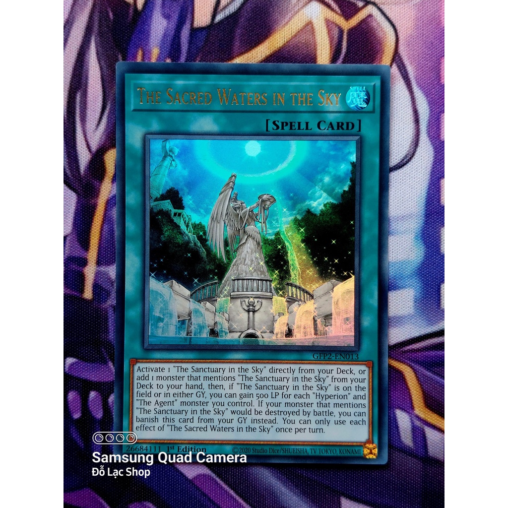 Thẻ Bài Yugioh Spell The Sacred Waters in the Sky - GFP2-EN013 - Ultra Rare