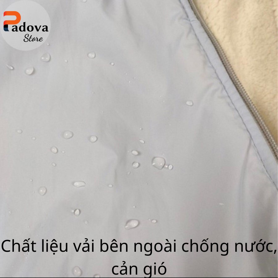 Áo Khoác Gió Lót Lông Cừu Ấm Áp mùa đông, chống nước chống bụi,  giữ nhiệt mềm mịn  thiết kế đẹp và phong cách | BigBuy360 - bigbuy360.vn