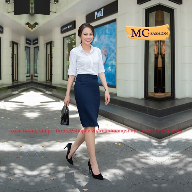 Áo Sơ Mi Trắng Nữ Kiểu Đẹp Công Sở Mc Fashion, Tay Dài, Ngắn, Cộc, Lỡ, Lửng, Size Đủ, Chất Vải Mát, A0074, A280, A0068