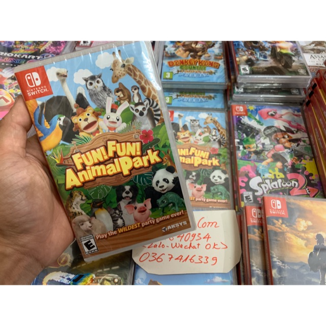 băng game fun fun animail park nintendo switch trò chơi