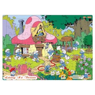 Bộ tranh xếp hình 70 mảnh - LÀNG XÌ TRUM