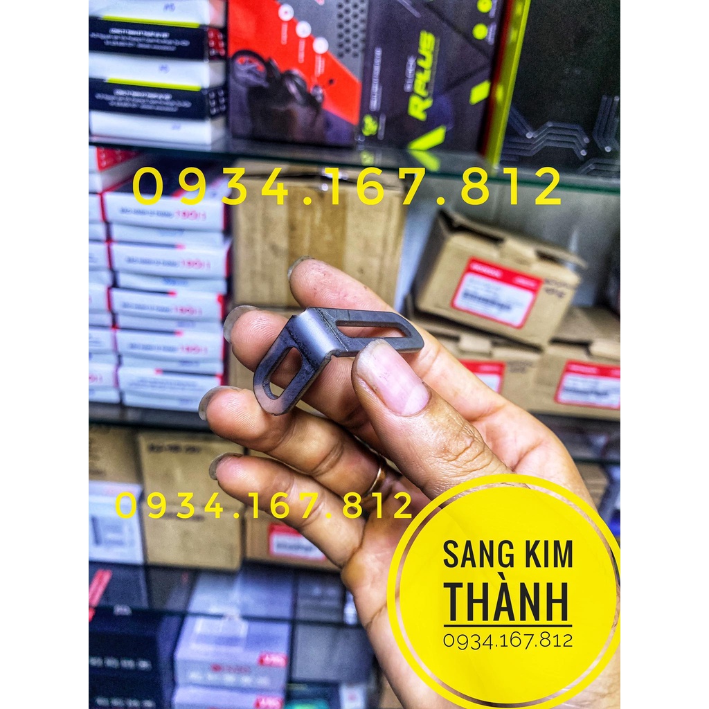 Pát inox lắp trợ sáng bi cầu mini cho Suzuki Satria Fi / Raider Fi