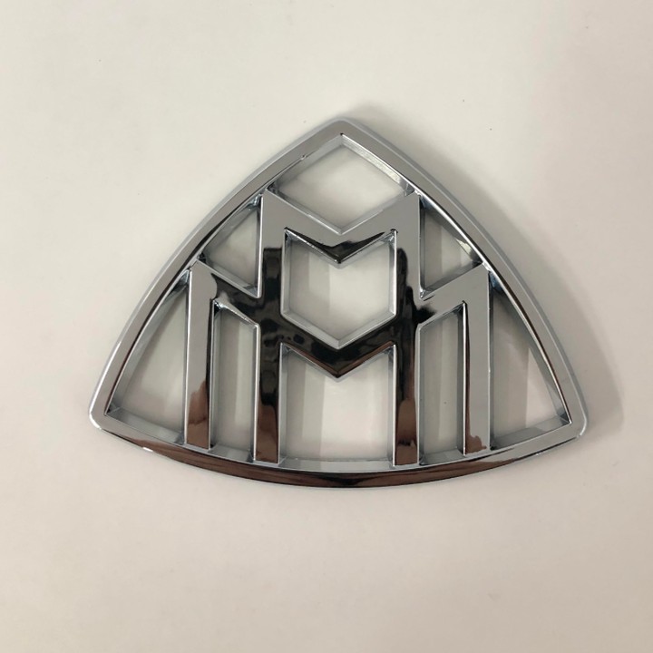 Sản Phẩn Huy Hiệu biểu tượng Maybach Inox cao cấp dán sau xe hơi, ô tô - Mã G80706