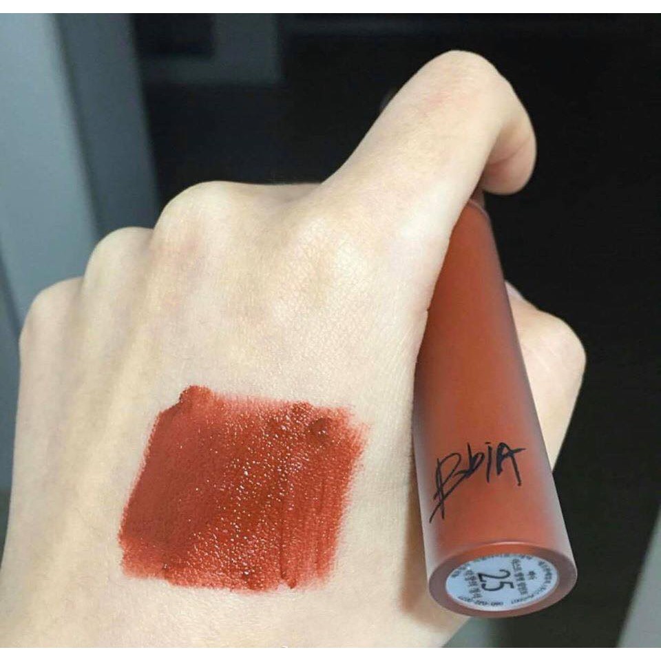 Son kem lì Bbia Last Velvet Lip Tint Màu 25 đỏ nâu trầm