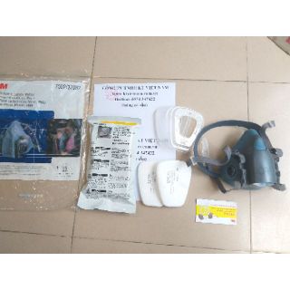 Bộ Mặt nạ phòng độc 3M 7502 kèm theo Phin lọc 6003 + nặp lọc 501+ tấm lọc 5n11