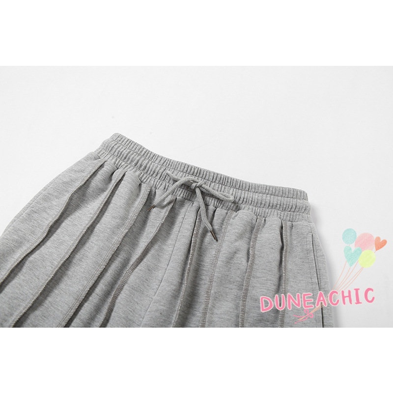 DUNEA Quần Dài Thể Thao Lưng Cao Dáng Rộng Co Giãn Tốt Thiết Kế Quyến Rũ Cho Nữ