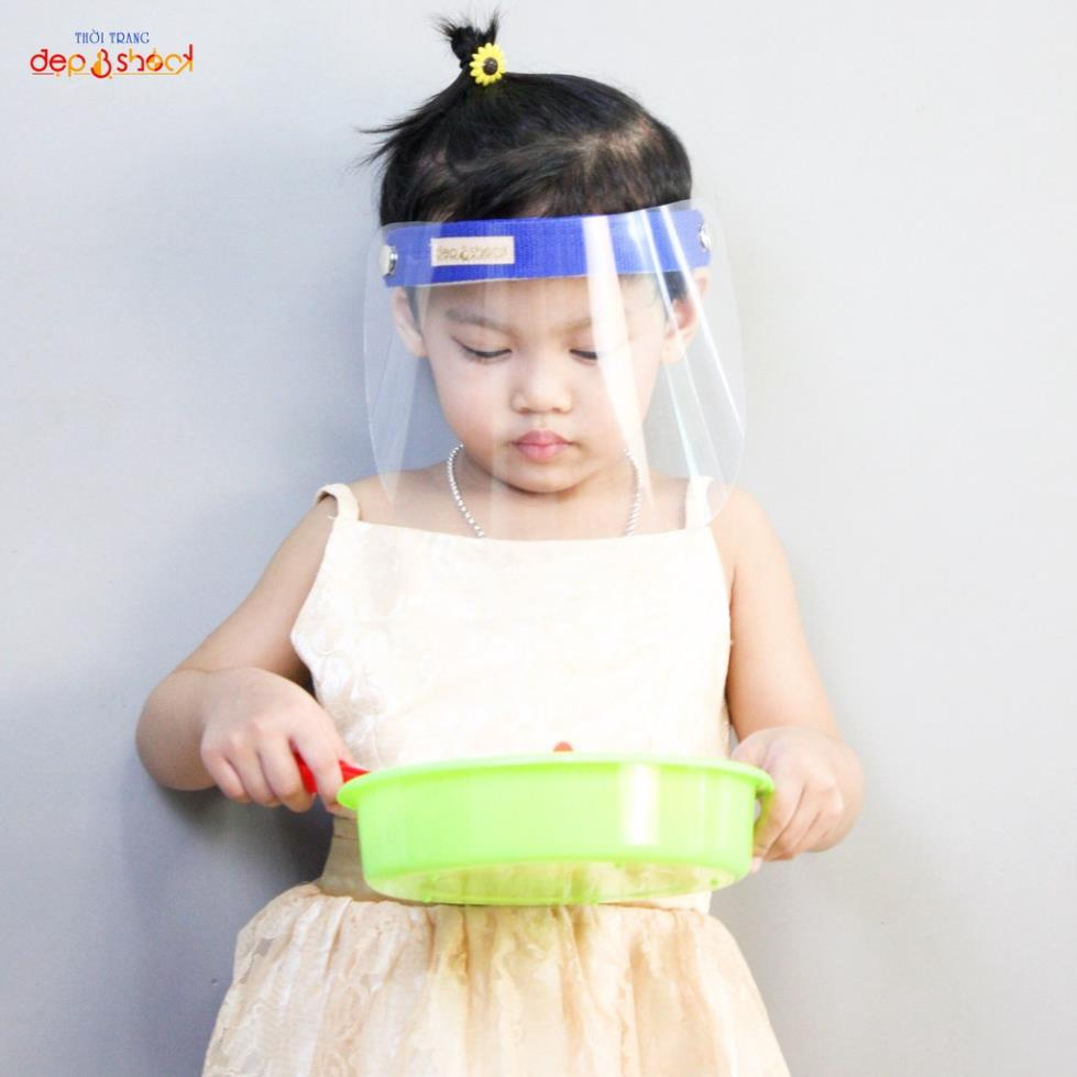 Kính che mặt Baby trong suốt - chống dịch bệnh - chống giọt bắn - chống bụi bảo vệ sức khỏe