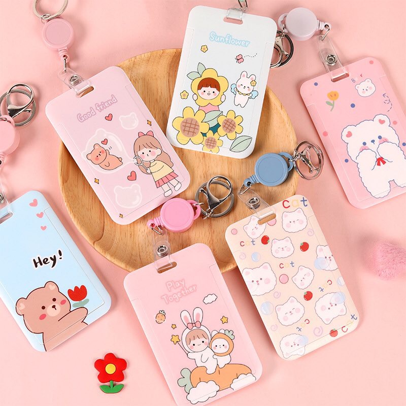 Thẻ Đeo Bảng Tên Nhiều Hoạ Tiết Cute