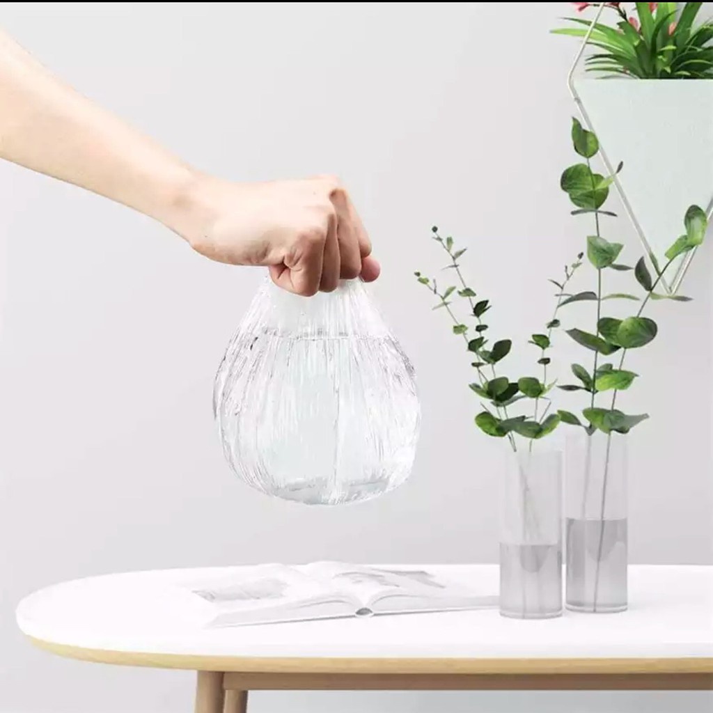 Combo Màng Bọc Thực Phẩm Co Giãn Siêu Dai Có Chun Hình Túi Gấu Set 100 Chiếc