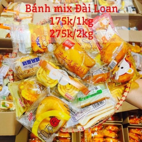 Thùng Bánh Đài Loan Mix Đủ Vị Siêu Hot 2021