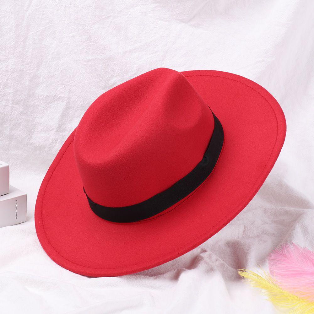 Mũ Fedora Len Thời Trang Thu Đông Dành Cho Nam Và Nữ