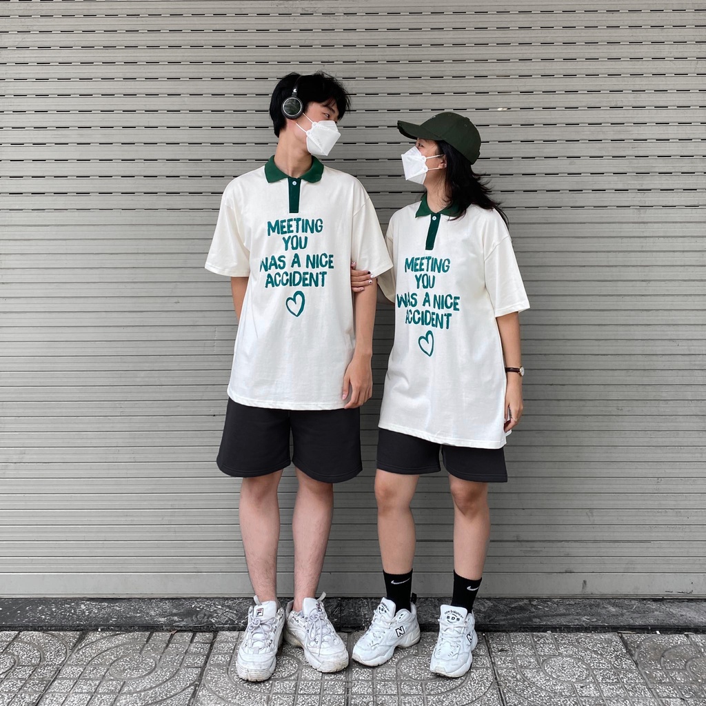 ÁO THUN FF FORM RỘNG POLO MEETING YOU, VẢI THUN 2 CHIỀU 100% COTTON 250G